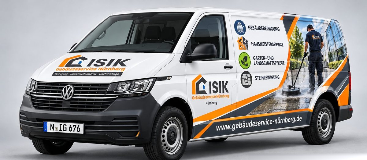 Fahrzeugdesign ISIK Gebäudeservice Nürnberg
